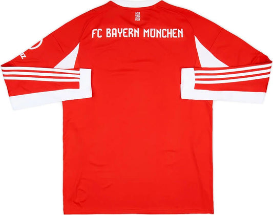 2025/2026 Bayern Munich Home Long Sleeve Football Jersey