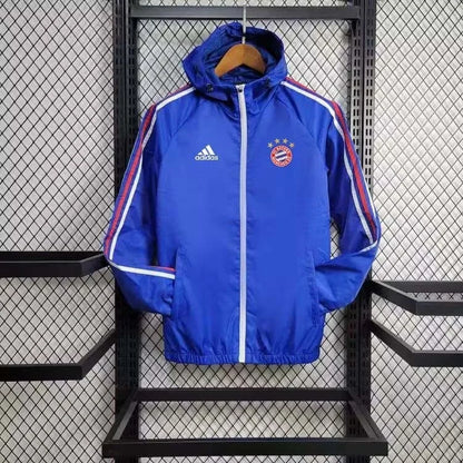 2024/2025 Bayern Munich Football Windbreaker Blue