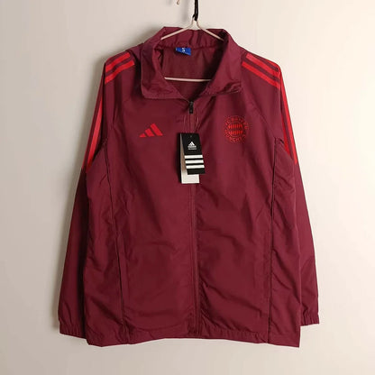 2024/2025 Bayern Munich Football Windbreaker Wine Red