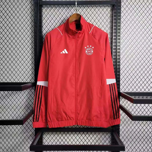2023 Bayern Munich Football Windbreaker Red