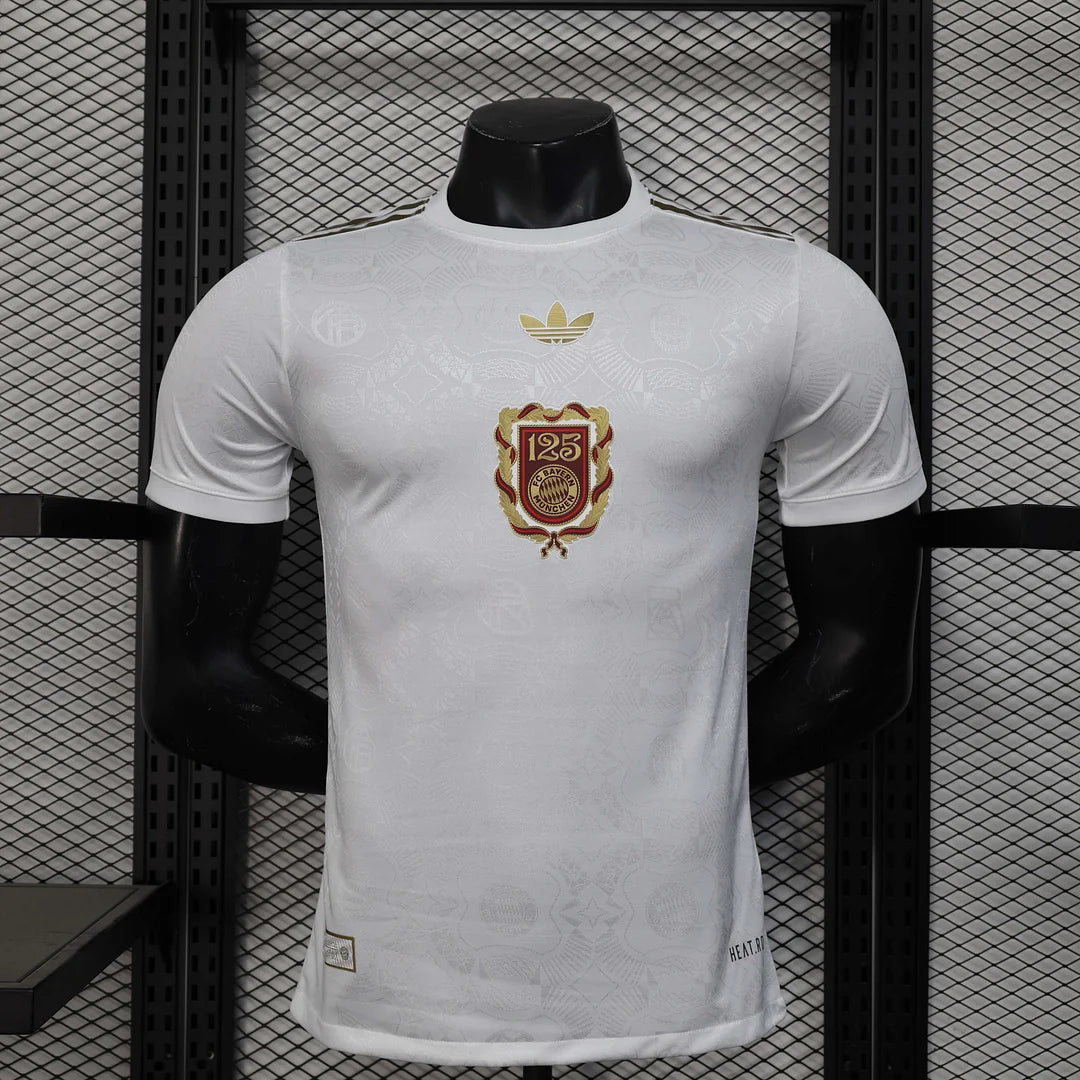 2025/2026 Bayern Munich 125th Anniversary Special Edition White Football Jersey