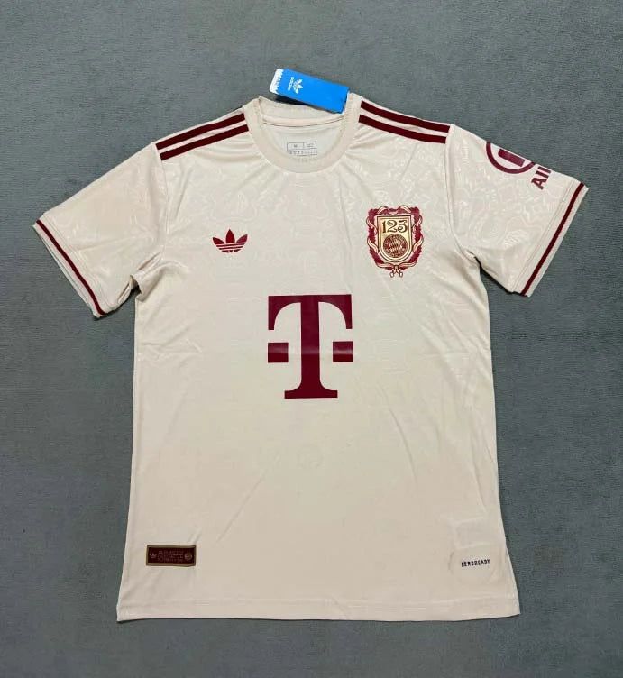 2025/2026 Bayern Munich 125th Anniversary Edition Apricot Football Jersey