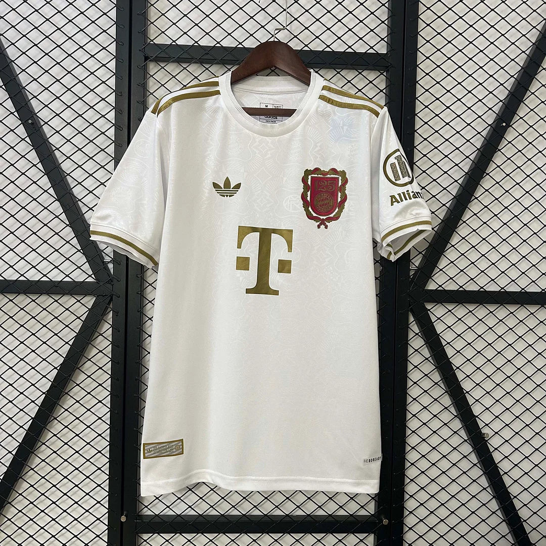 2024/2025 Bayern Munich 125th Anniversary Edition White Football Jersey