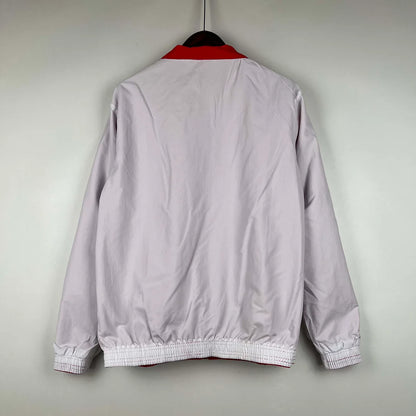 2023-2024 Bayern Munich Windbreaker Reversible Red-White