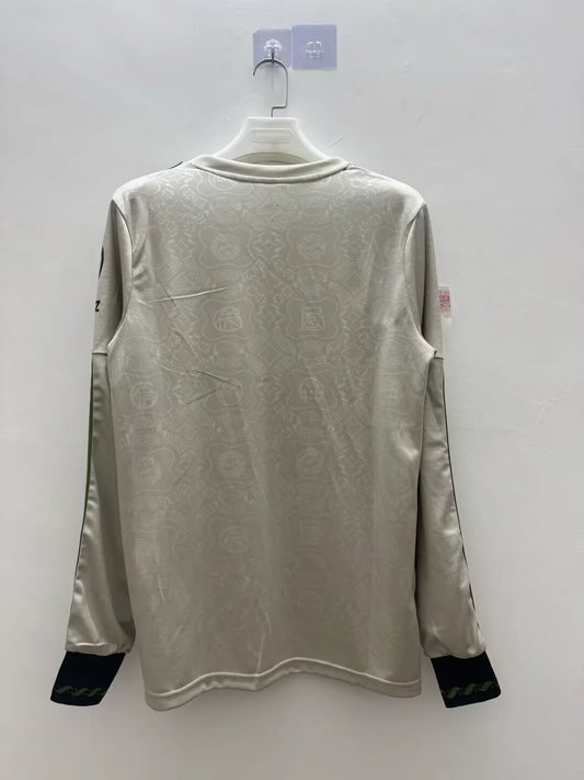 2025/2026 Bayern Munich Oktoberfest Special Edition Light Grey Long Sleeve Football Jersey