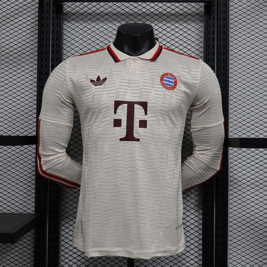 2024/2025 Bayern Munich Third Away Long Sleeve Football Jersey