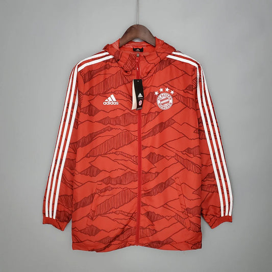 2021/2022 Bayern Munich Football Windbreaker Red