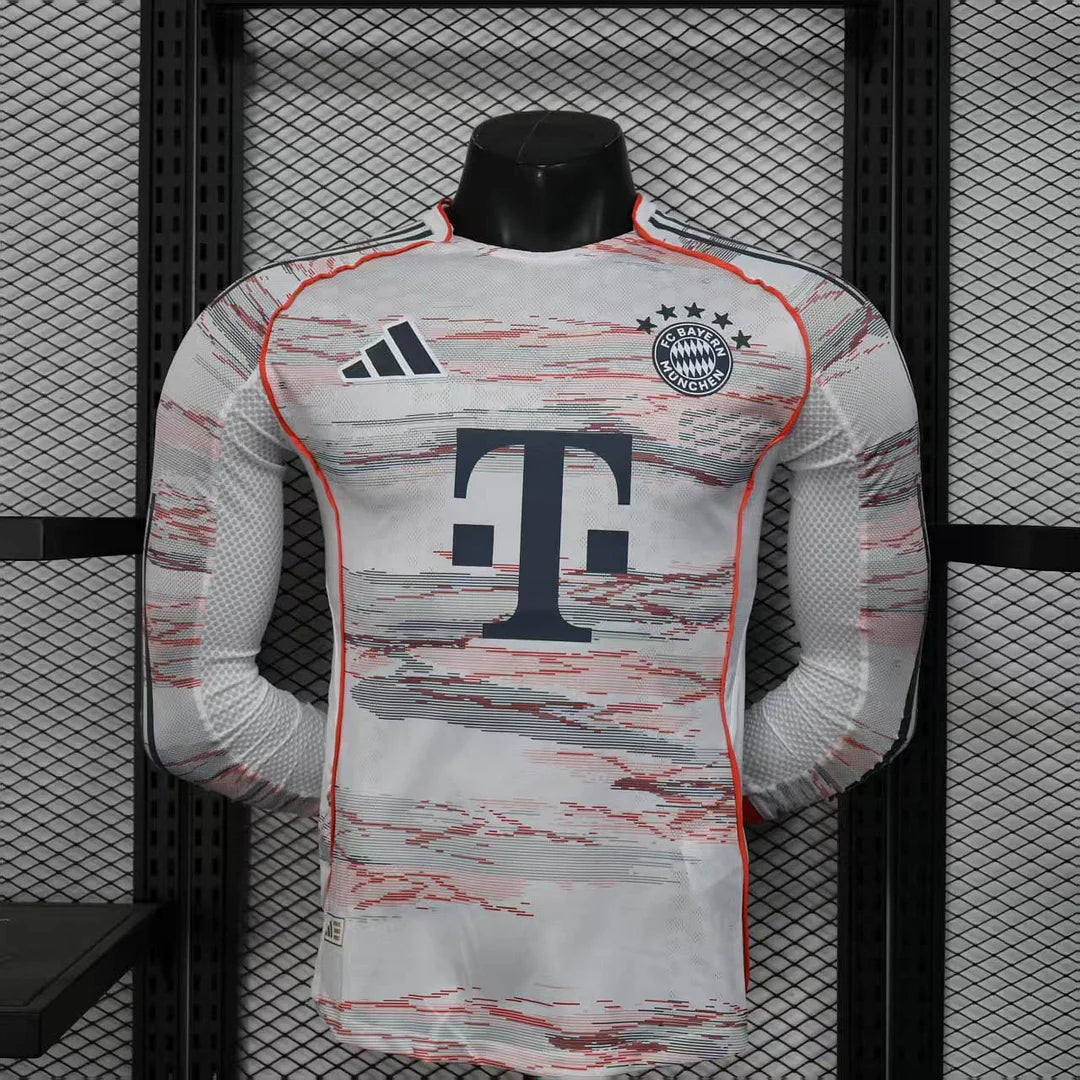 2025/2026 Bayern Munich Away Long Sleeve Football Jersey