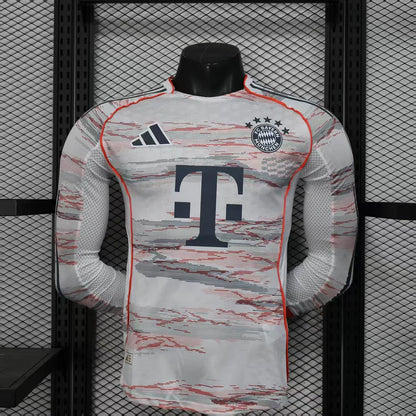 2025/2026 Bayern Munich Away Long Sleeve Football Jersey
