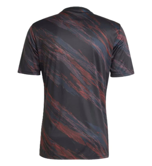 2025/2026 Bayern Munich Training Wear Red and Black Football Jersey